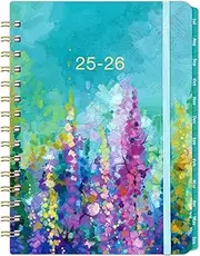 Planner 2025-2026 - Academic Planner 2025-2026, JUL.2025 - JUN.2026, 2025-2026 Planner Weekly and Monthly with Tabs, 6.3" x 8.4", Hardcover with Back Pocket + Thick Paper - Oil Painting