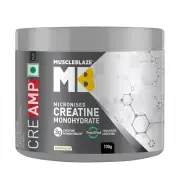 MuscleBlaze Micronised Creatine Monohydrate CreAMP Powder (32 Servings, 100g)