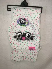 Hatchimals 2 Piece Winter Beanie Scarf Set Knit Girls Beanie Hat Kids Warm Gift