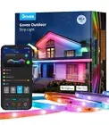 Govee Outdoor LED Strip Lights, 98.4ft Smart Outdoor Lights Work with Alexa and