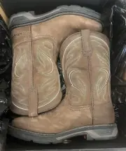 Ariat Men's WorkHog XT Cottonwood Brown Work Boots U-Turn Entry Size 12 EE WIDE
