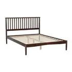 Elegant Walnut Double Bed Frame