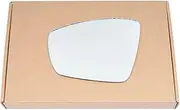 Less4spares Wing Mirror Glass Left Compatible with VW Polo 2009-2017 STICK-ON Passenger Near Side Convex