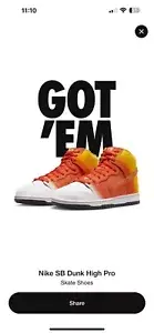 Size 7 - Nike SB Dunk High Sweet Tooth