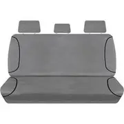 Tradies Canvas Ready Made Seat Covers - Rear, Grey, Suits Hilux