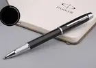 Parker IM Rollerball Pen Pear Bright Black Silver With 0.5mm Black Ink Refills