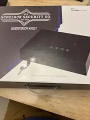Surelock Security Safe Quicktouch Black Vault 16- Gauge Digital QTV100D 3418944