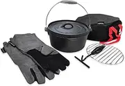 Charmate Camp Oven Kit, 4.5 Quart Capacity