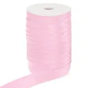 1 Inch x 55 Yard Double Fold Bias Tape Continuous Bulk for Sewing Light Pink