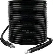 6M High Pressure Hose with Quick Connector Compatible for Bosch AQT High Pressure Washers (6M, Black)