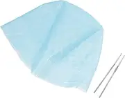 OATIPHO 1Set Silicone Hair Dyeing Cap Reusable Highlighting Hat with Crochet Hooks for Easy Hair Coloring for Salon Use and DIY