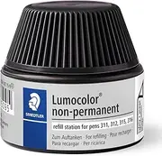 Staedtler Lumocolor Non Permanent Marker Pen Refill, Black