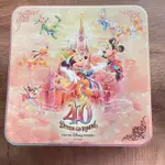 東京迪士尼帶回♡40週年紀念餅乾盒 只有餅乾盒