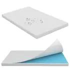 2" Crib and Toddler Mattress Topper, 27.5x52 Size with Super Soft Water-Resis...