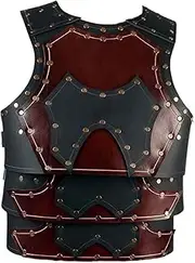 Oshhni Medieval Chest Armors Vest Armour Vintage Design Gothic Decoration Knight Breastplate Costume Knight Costume for Role Playing