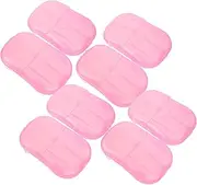 Ciieeo 20 Pack Portable Travel Soap Sheets Portable Hand Cleaning Soap Slices for Camping