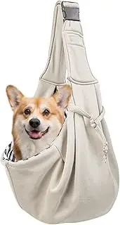 Dog Sling Bag - Portable Puppy Pouch Carrier - Adjustable Shoulder, Lightweight Pet Outdoor Supplies for Small Puppies and Kittens Travel