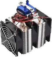 120W High Power Semiconductor Refrigeration Fish Tank Chiller 12V Refrigerator Cooling-water Chiller Water Cooler Aquarium Chiller with 4pcs Heat Dissipation Copper Pipe for 30 Liters Aquarium
