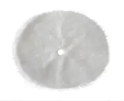 78cm Christmas Pure White Snowflake Christmas Tree Skirt Plus Velvet Encryption