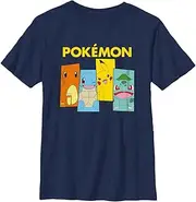 [Pokémon] Kids Team Kanto Boys Short Sleeve Tee Shirt
