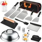 EWFEN 18PCS Griddle Accessories Kit, Flat Top Grill Accessories Set for Black...