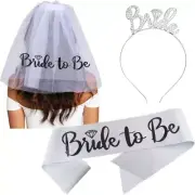 Bridal Shower Veil Bachelorette Party Decorations for Engagement Hen Party