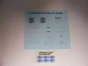 Richland County Sheriff 1/43 Water Slide Decals Fits Motormax Police SUV & Cars