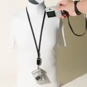 38" Slim Adjustable Camera Strap Doubles as Wrist Strap w/Peak Design Anchor