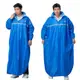 東伸 DongShen 2-1 風采型 尼龍太空雨衣 藍色 半開式雨衣 一件式雨衣 頭套式 輕量 連身雨衣 套頭式雨衣