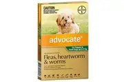Advocate Small Dog 0-4kg Green Spot On Flea Wormer Treatment - 2 Sizes