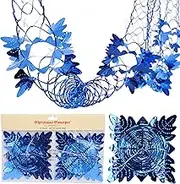 Christmas Concepts Pack of 2 9ft Foil Garland Festive Hanging Decorations - Christmas Decorations (Royal Blue)