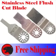 3 SS Flush Oscillating Multi Tool Saw Blade For Dremel Bosch Fein Multimaster