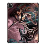 iPad Pro 12.9-inch (5th/6th gen) iPad Impact Case Liquid Rose Gold Marble Luxe by Nature Magick - Rose Gold Bronze Copper Teal
