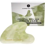 Crystal Gua Sha Green Jade