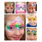 UV Face & Body Paint Blacklight Neon Fluorescent Glow Paint Water Activated NOW