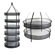 Herb Drying Rack - 6 Teir - Detachable Dry Net
