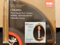 在飛比找Yahoo!奇摩拍賣優惠-Arrau,Chopin-P.s No.3,Fantasy 