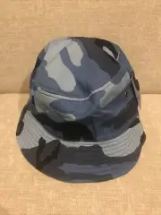 New! Gelante Unisex Bucket Hat Sun Beach Fishing Sz S/M Blue Camo