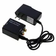 PETDTAT Digital Optical Coax to Analog RCA Audio Converter Adapter New
