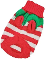 VERDANVERSE Christmas Pet Sweater for Dogs Cats Adorable Fleece Pullover Winter Clothes Durable Easy to Wear for Parties Birthdays Special Occasions Soft Material