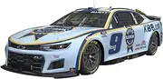 Salvinos J R Model 1/24 NASCAR 2022 Camaro ZL1 · 9 Hendrix Motor Sport Chase Elliott Kelly Blue Book Plastic Model SJMHMC2022CEK