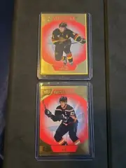 2022 Upper Deck Credentials Quinn Hughes & Anders Lee Lot #'d /299. Inserts!