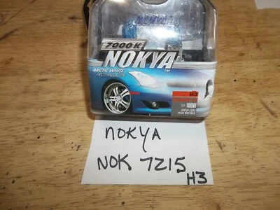 Nokya Headlight bulb H3 arctic white 100W S2 2pk. NOK7215 NEW!! FREE SHIP! (for: Suzuki)