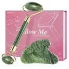 Gua Sha and Jade Roller Set for Facial Care, Anti-Aging and Lifting Tools