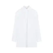 [Jil Sander] Jil Sander-Optic White Cotton Shirt-Donna 38 DE