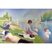 Georges Seurat, Bathers at Asnieres, 1887, Pearl Photo Paper, 16" x 24"