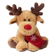 1pc Rudolph The Red Nose Reindeer, Stuffed Plush First Baby Decorations Plush Deer For Boys And, 29x