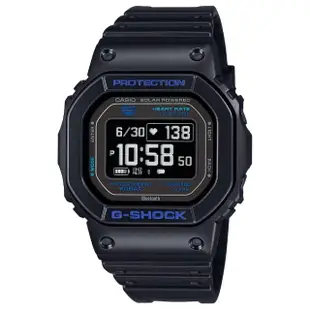 【CASIO 卡西歐】G-SHOCK G-SQUAD系列 強悍耐用 心率 太陽能 運動腕錶 母親節 禮物(DW-H5600-1A2)