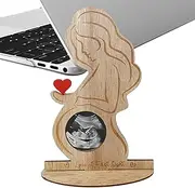 yanzisura Sonogram Picture Frame, Wooden Ultrasound Photo Frame, Baby Keepsake, Pregnancy Announcement Tabletop Decoration for Tables Bedside Desks Bedroom
