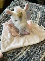Unicorn Baby Security Blanket by STEPHEN JOSEPH -- Pink Infant/Toddler Lovie NWT